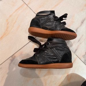 Isabel Marant wedge sneakers size 37 black